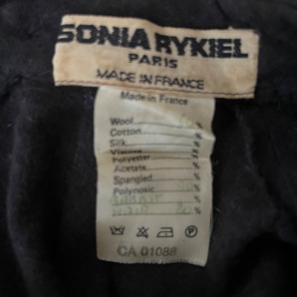 Vintage Sonia Reykiel Black Wool Sweater Dess - Picture 6 of 6